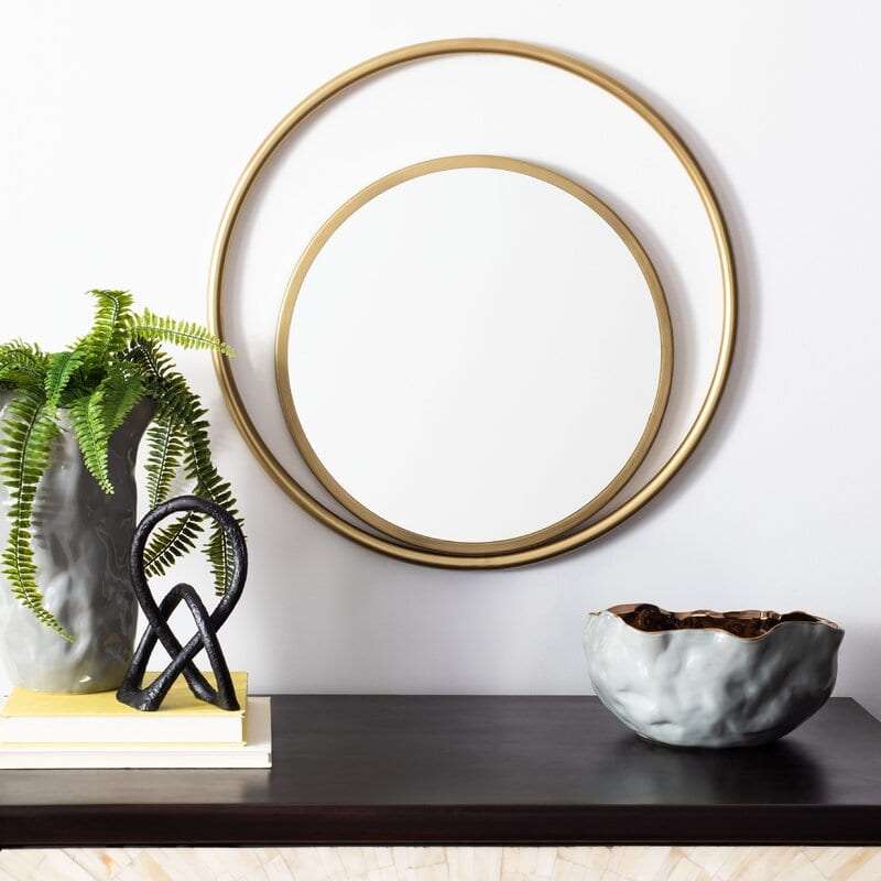 Double Ring Wall Mirror Writings On The Wall Wall Mirror